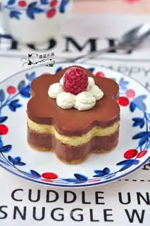 Black chocolate mousse