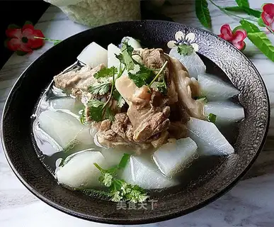 The radish soup
