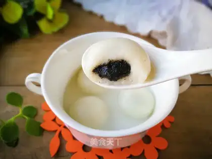 Black sesame soup