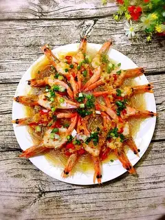 Garlic back shrimp