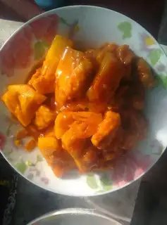 Old pineapple meat
