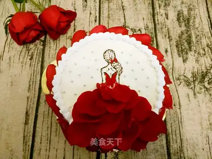 Valentine's Rosecake