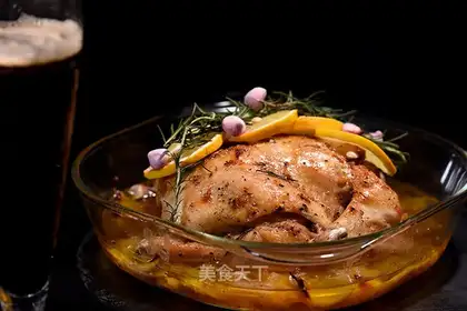 Chicken with garlic butter