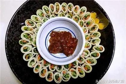 Peacock tofu