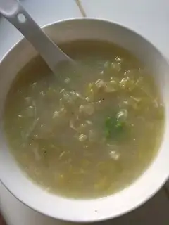 Shrimp rice soup
