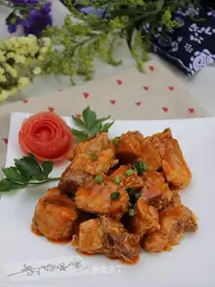 Tomato burn ribs