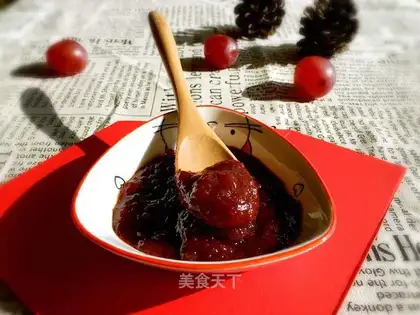 A red gin pickle jam