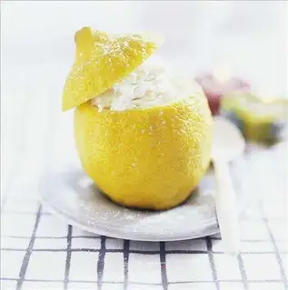 Lemon ice cream
