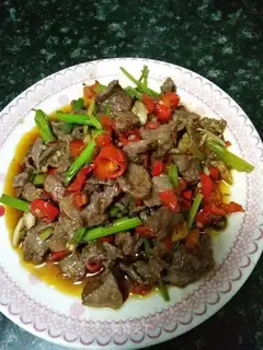 Fried beef