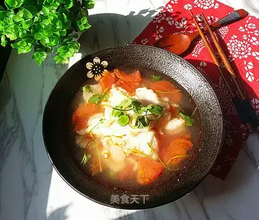 Tomato fish soup