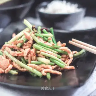 Garlic fried meat