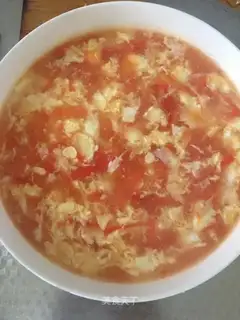 Tomato egg soup