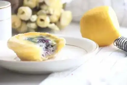 Blueberry bean balls