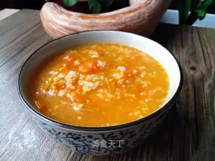 Double pumpkin porridge