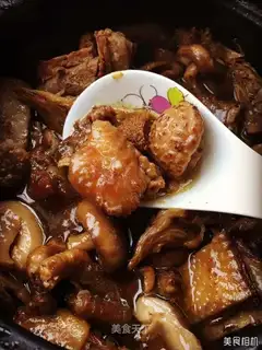 Chicken stew mushrooms