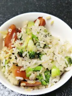 Orchid sausage fried rice