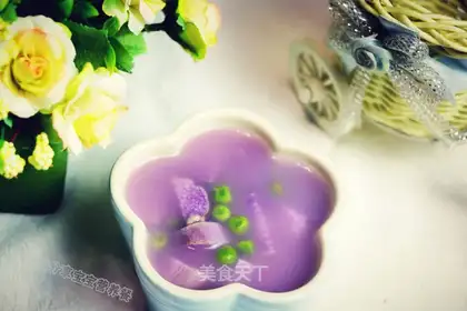 The purple mountain porridge