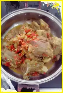 Spicy sauce bones