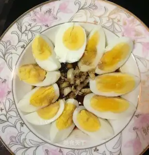 Boil the eggs with water