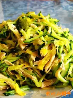 Shredded chicken salad