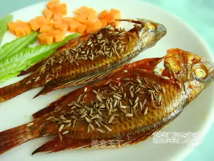 Roasted tilapia with cumin