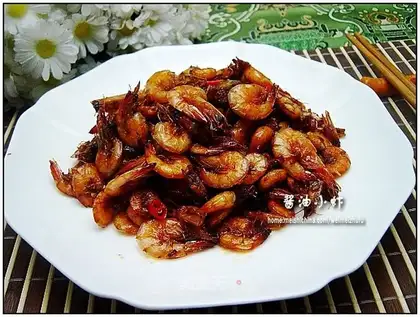 Shrimp in soy sauce