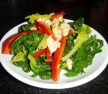 Cold celery leaves