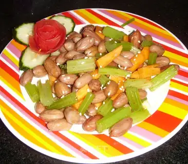 celery and peanut