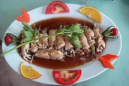 Chicken roll with mushroom