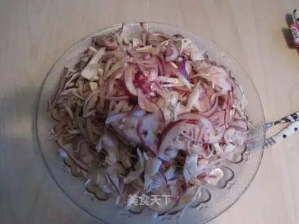 Lemon hand-shredded chicken