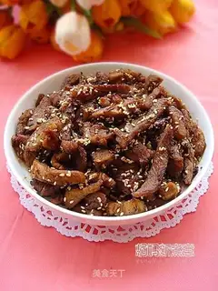 Spiced beef jerky
