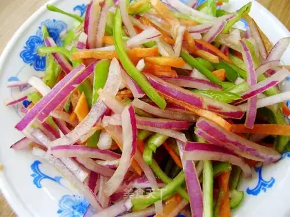 Three shredded salad