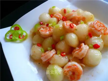 White gourd shrimp balls