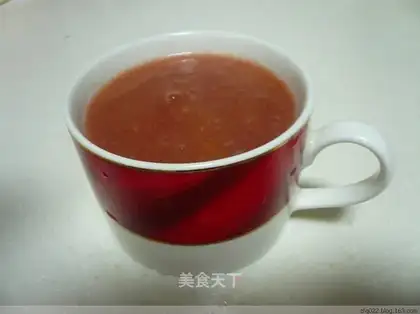 Home-made hawthorn juice