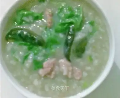 congee with pork and century