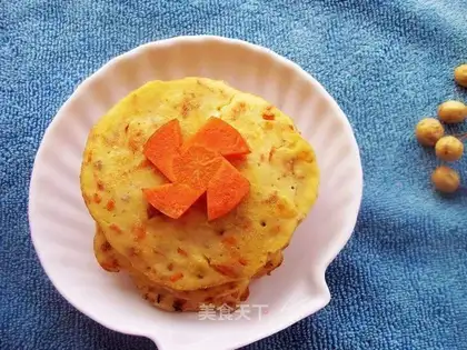 Healthy bean dregs cake
