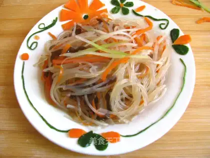 Three shredded salad