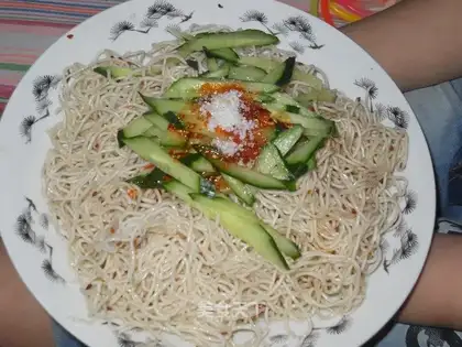 Home-cooked cold noodles
