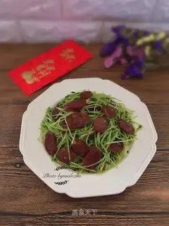 Bean seeded sausage