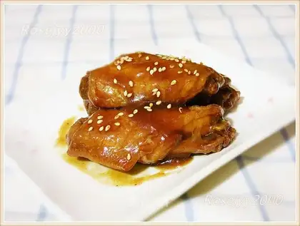 White wine, chicken wings