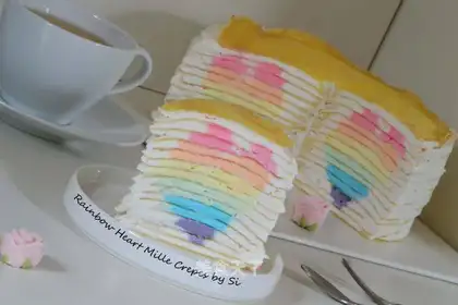 Rainbow love lasagna