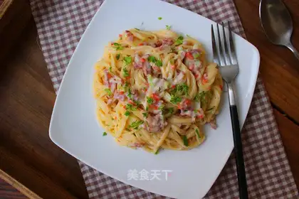 Bacon pasta