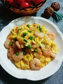 Shrimp fried eggs