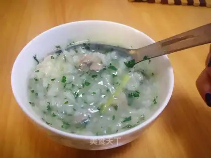 Mint spicy porridge