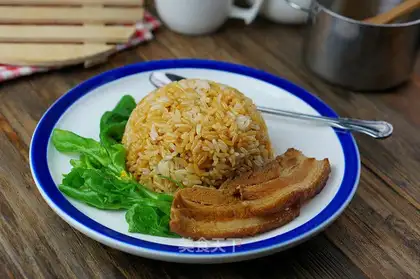 Puffy meat rice