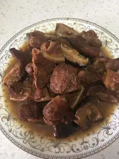 The mushroom curry bone