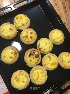 Peach omelet