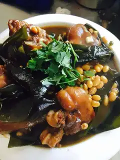 Pork hooves, soybeans
