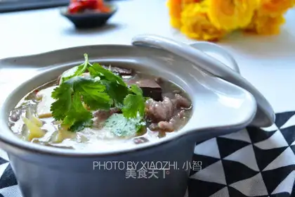 Spicy beef soup