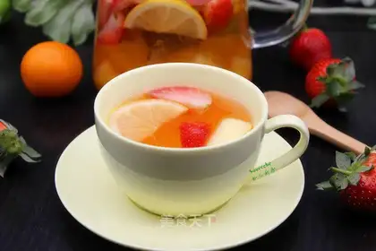 Honey fruit tea